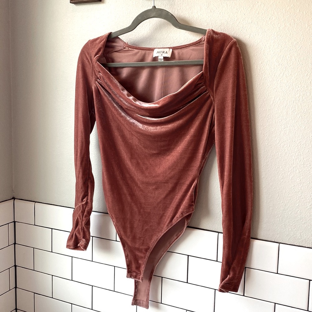 Velvet bodysuit